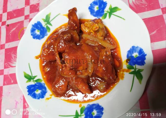 Ayam Masak Merah Kenduri - resepipouler.com
