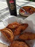 Empanadas carne cortada a cuchillo, fritas