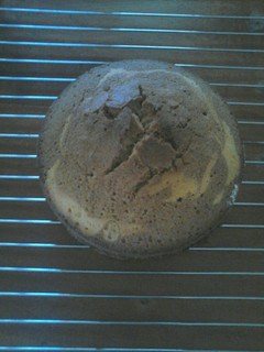 A picture of Vanilla chocolate marble cake.