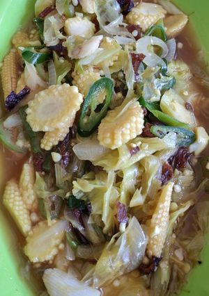 Foto resep Tumis Janten Cabe Hijau Saus Tiram