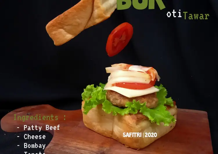 Masakan Unik Burger Roti Tawar Ala Rumahan