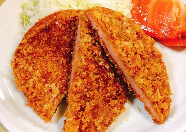 Step-by-Step Guide to Make Any-night-of-the-week Hamu katsu - ham cutlet