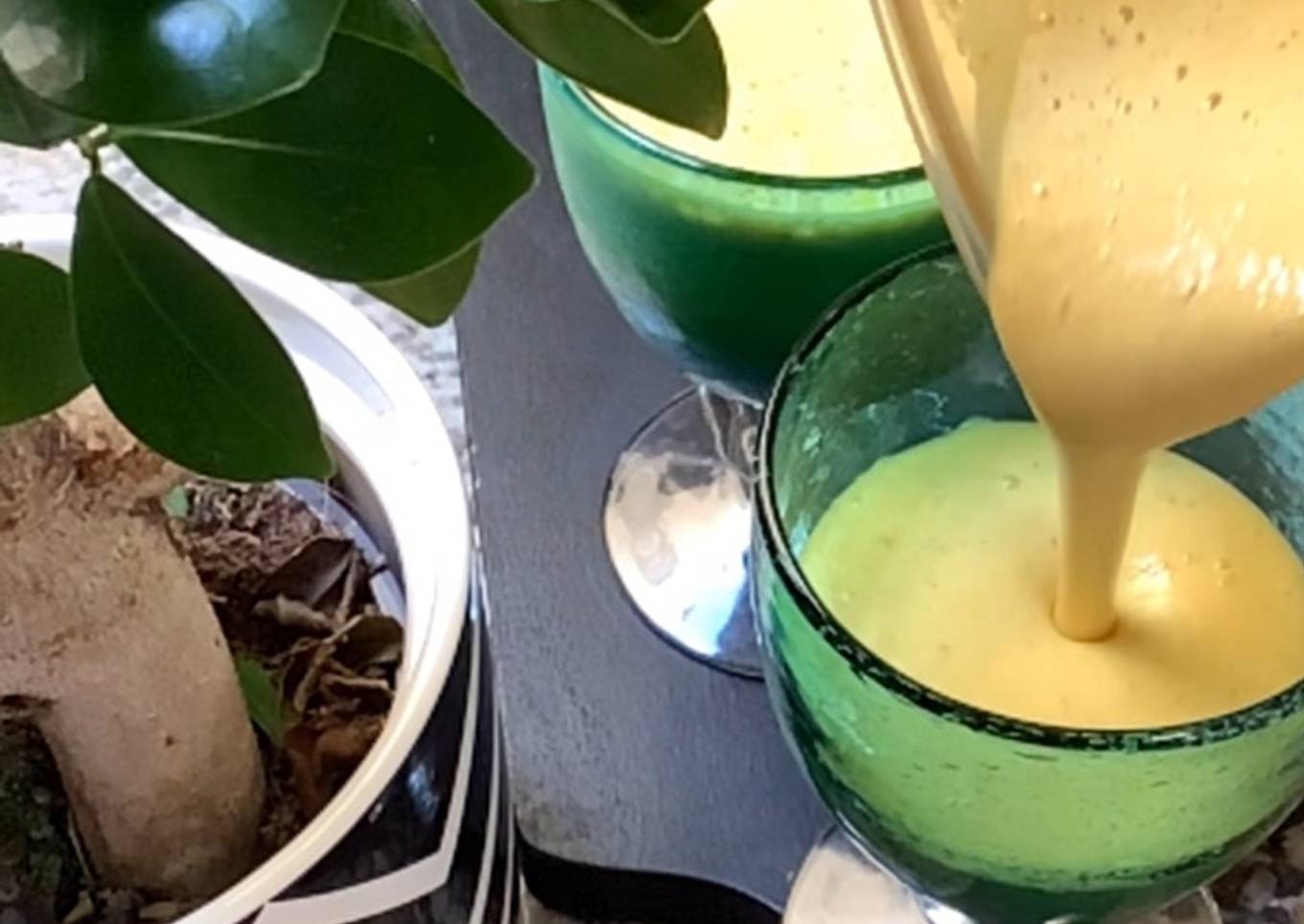 Smoothie curcuma banane 🍌