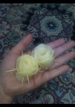 عکسی از دستور سیب زمینی رز