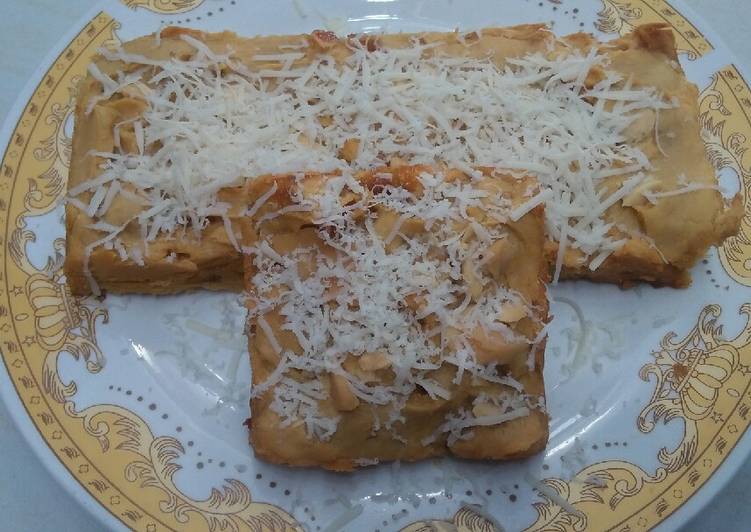 Resep Cassava Tape Cheese Cake Eggless, Enak