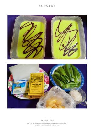 Foto resep Ice Cream Sawi Pokcoy Rasa Alpukat