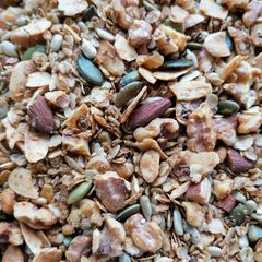 A picture of Homemade granola.