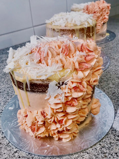 A picture of White Chocolate and Cherry Cake.