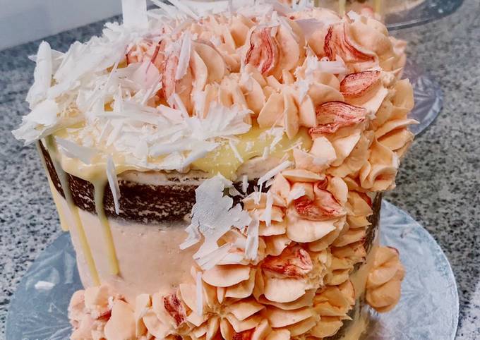 Recipe of Homemade White Chocolate and Cherry Cake