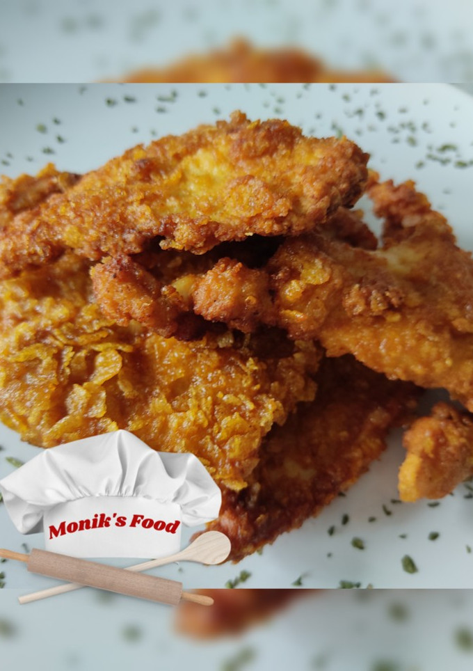 Una foto de Tiras de pollo crocantes