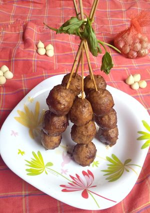 Foto resep 74. Bakso Bakar teflon