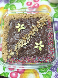 عکسی از دستور دسر یخچالی 😋😋😋😋
