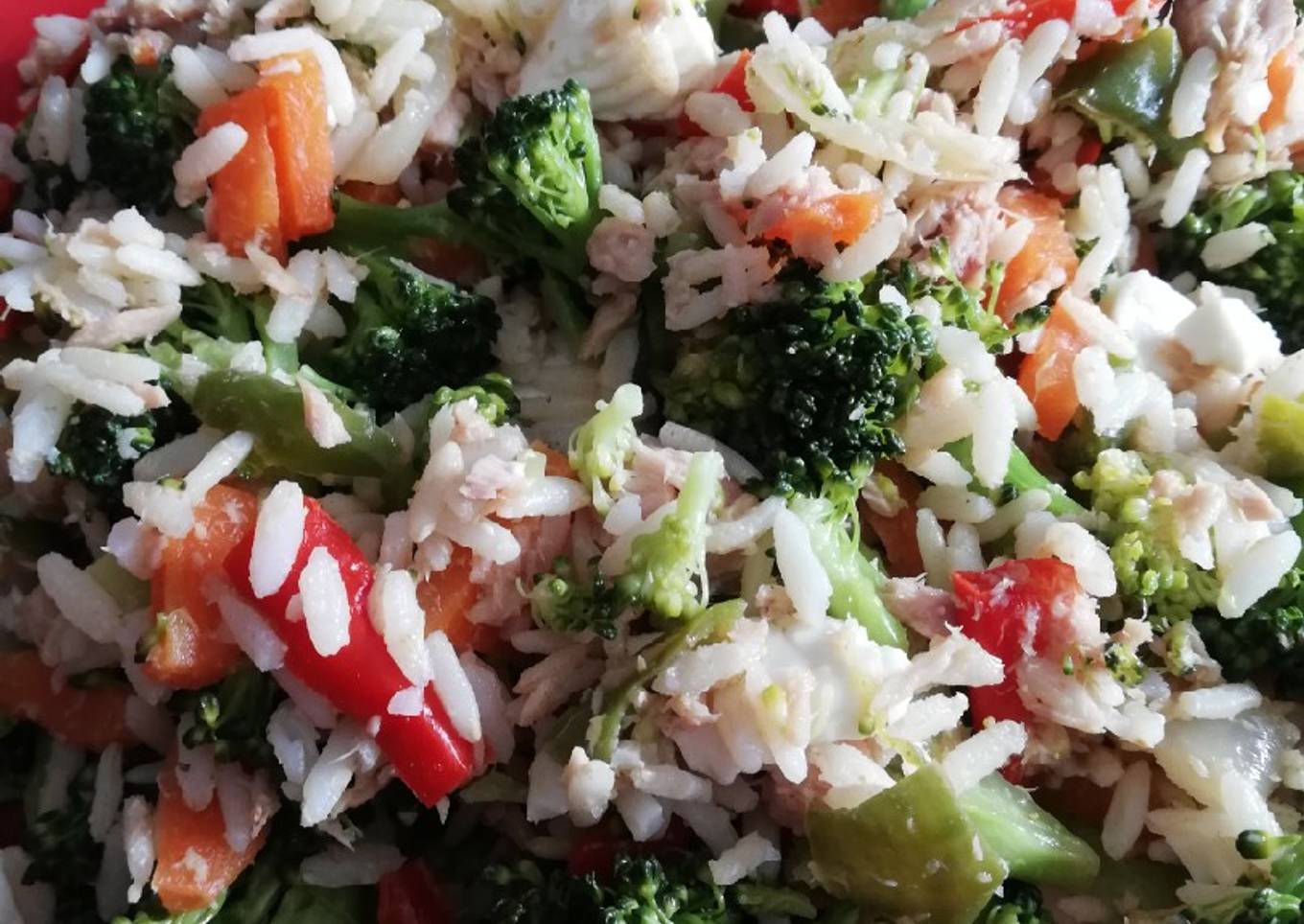 Arroz integral con verduras