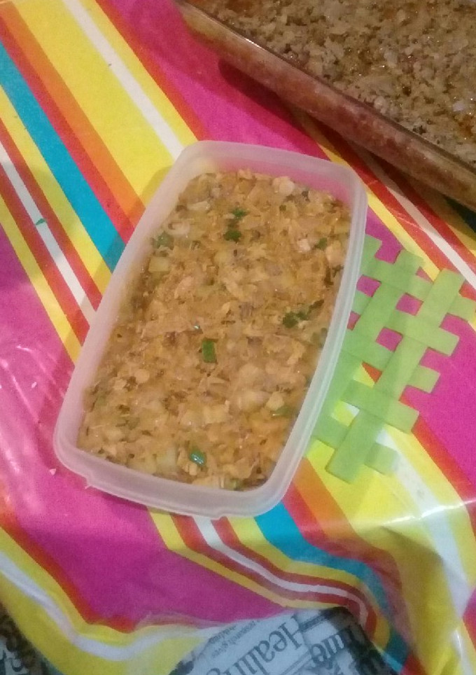 Una foto de Relleno de pollo económico y multiuso