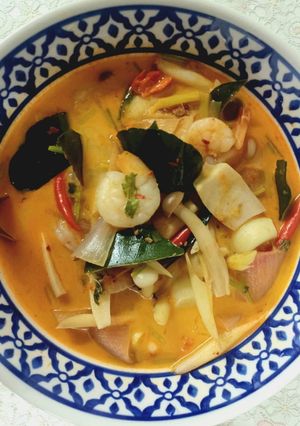 รูปของ ต้มยำกุ้งน้ำข้นแบบใส่กะทิ
