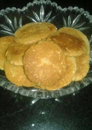 A picture of Oat and besan cookies.