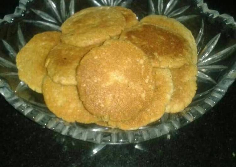 Oat and besan cookies