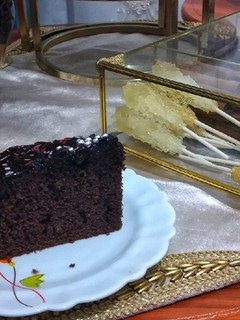 عکسی از دستور کیک خیس شکلاتی