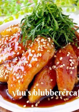 A picture of The Secret to Amazingly Tender Chicken Breast: Sweet and Spicy Chicken.