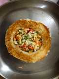 Mix veg bread canapé