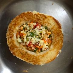 A picture of Mix veg bread canapé.