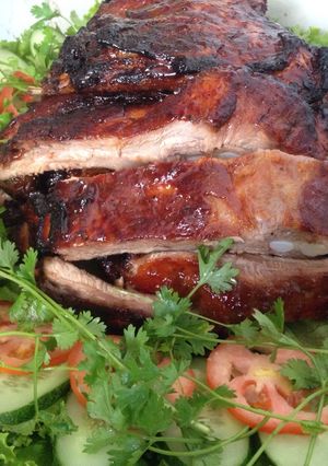 Hình của món Sườn nướng BBQ.