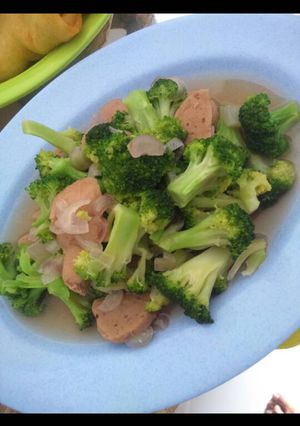 Foto resep Ca Brokoli Bakso