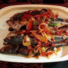 รูปของ Ikan kembung goreng saus tumis pedas