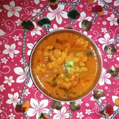 A picture of Cauliflower sabji.