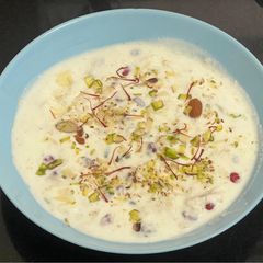 A picture of Vrat Special Puffed Rajgira (Amaranth) Raita.