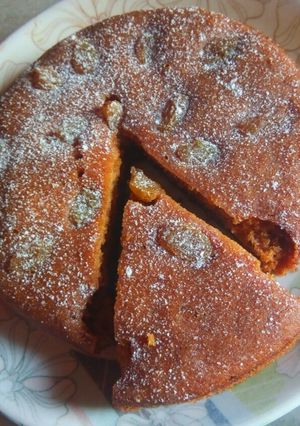 A picture of Parle-G biscuit cake.