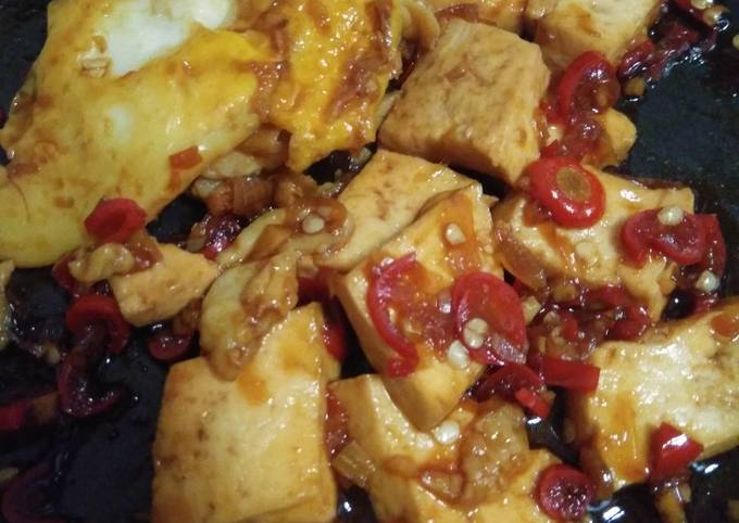 Tahu telur kecap (diet)