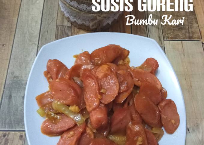 Sosis Goreng Bumbu Kari