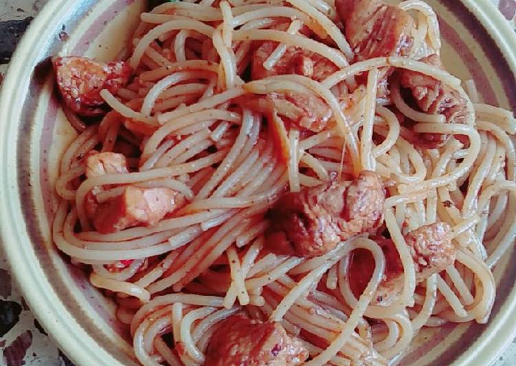 How to Make Any-night-of-the-week Chicken spaghetti