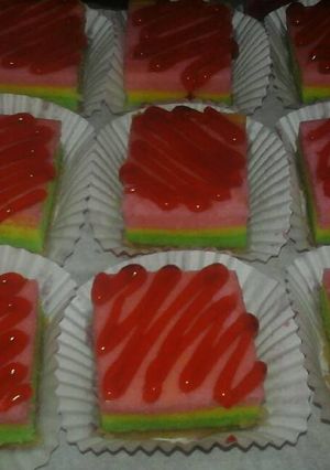 Foto resep Rainbow cake