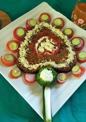 A picture of Veg Handvo.