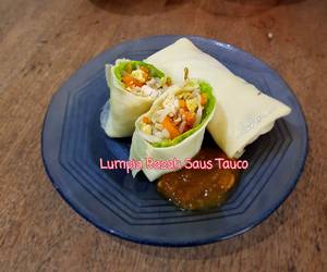 Ini Caranya Lumpia Basah Saus Tauco Enak Sempurna