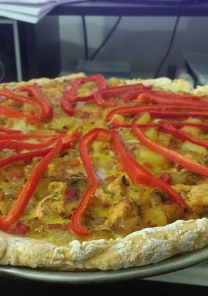 Una foto de Tarta de pollo y verduras
