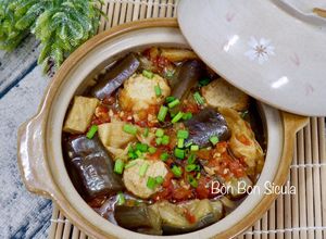 Hình của món Cà Tím Tay Cầm (Món Chay).