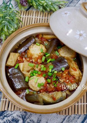Hình của món Cà Tím Tay Cầm (Món Chay).