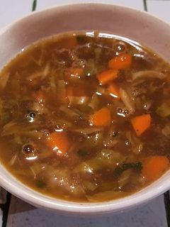 হট এন্ড সাওয়ার সুপ (Hot & Sour Soup recipe in Bengali) রেসিপির প্রধান ছবি
