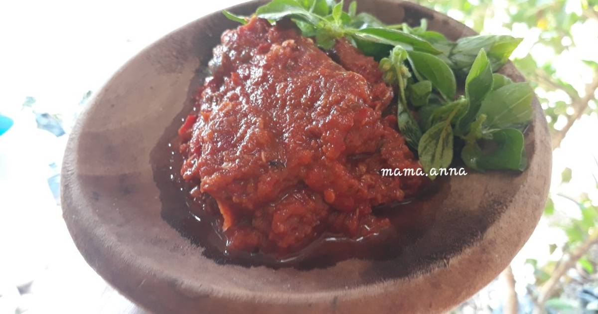 245 resep  sambal  terasi  mentah  enak dan sederhana ala  