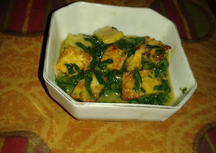 Recipe of Perfect Spinach  and paneer