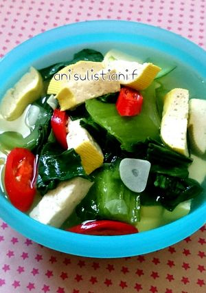 Foto resep Pokcoy Tahu Sayur Bening