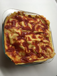 Una foto de Lasagna de verduras