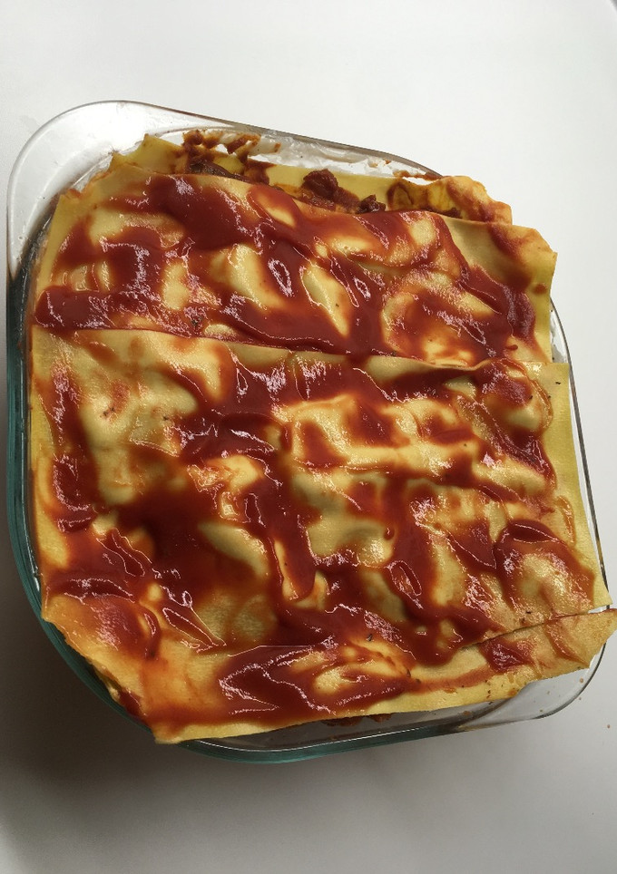 Una foto de Lasagna de verduras
