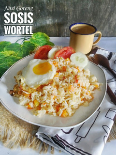 Foto resep Nasi Goreng Sosis Wortel