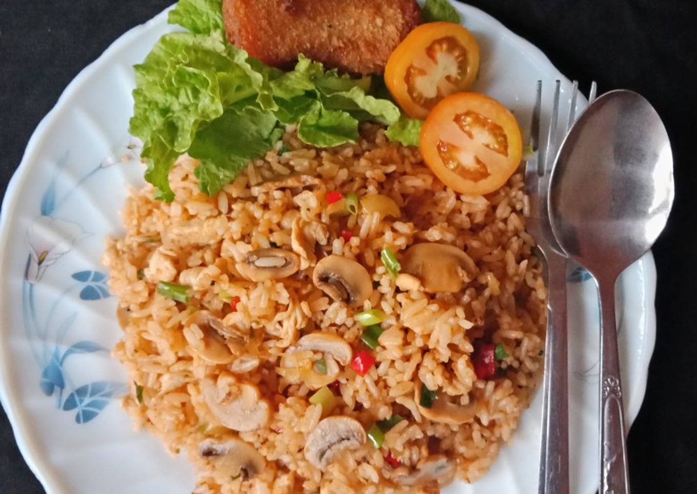 Nasi goreng jamur