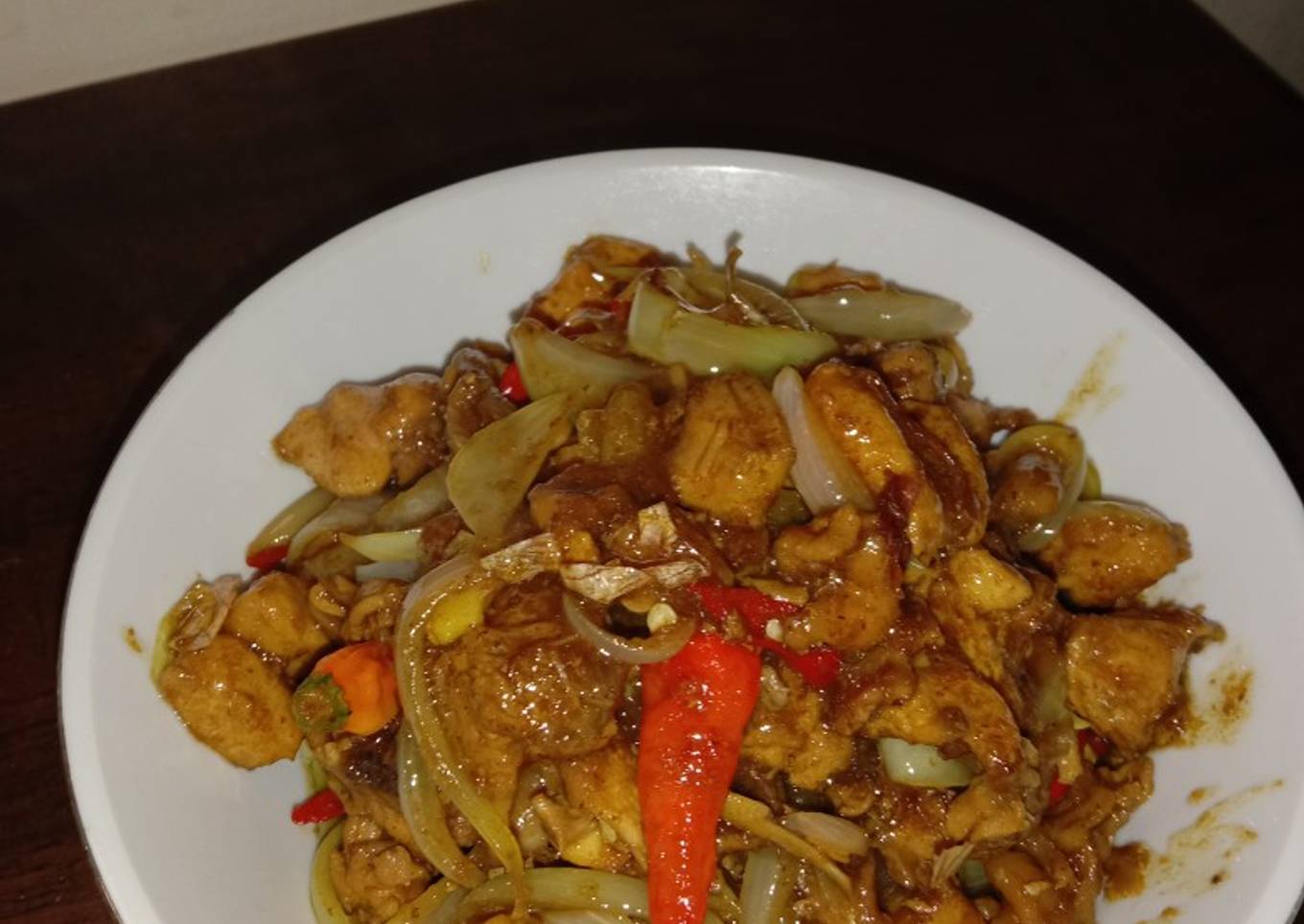 Ayam teriyaki pedas
