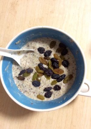 A picture of Tofu breakfast smoothie.